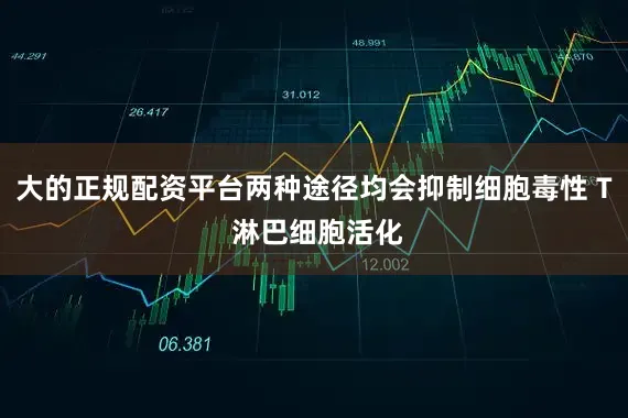 大的正规配资平台两种途径均会抑制细胞毒性 T 淋巴细胞活化